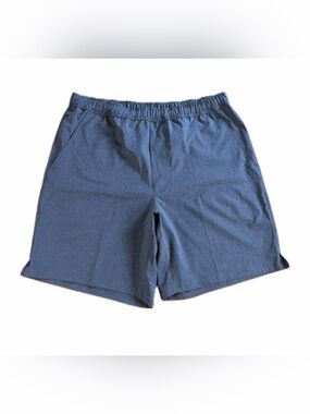 DSG Mens Agility Short Grey Pull On Run Active Training L 8” Inseam NEW
